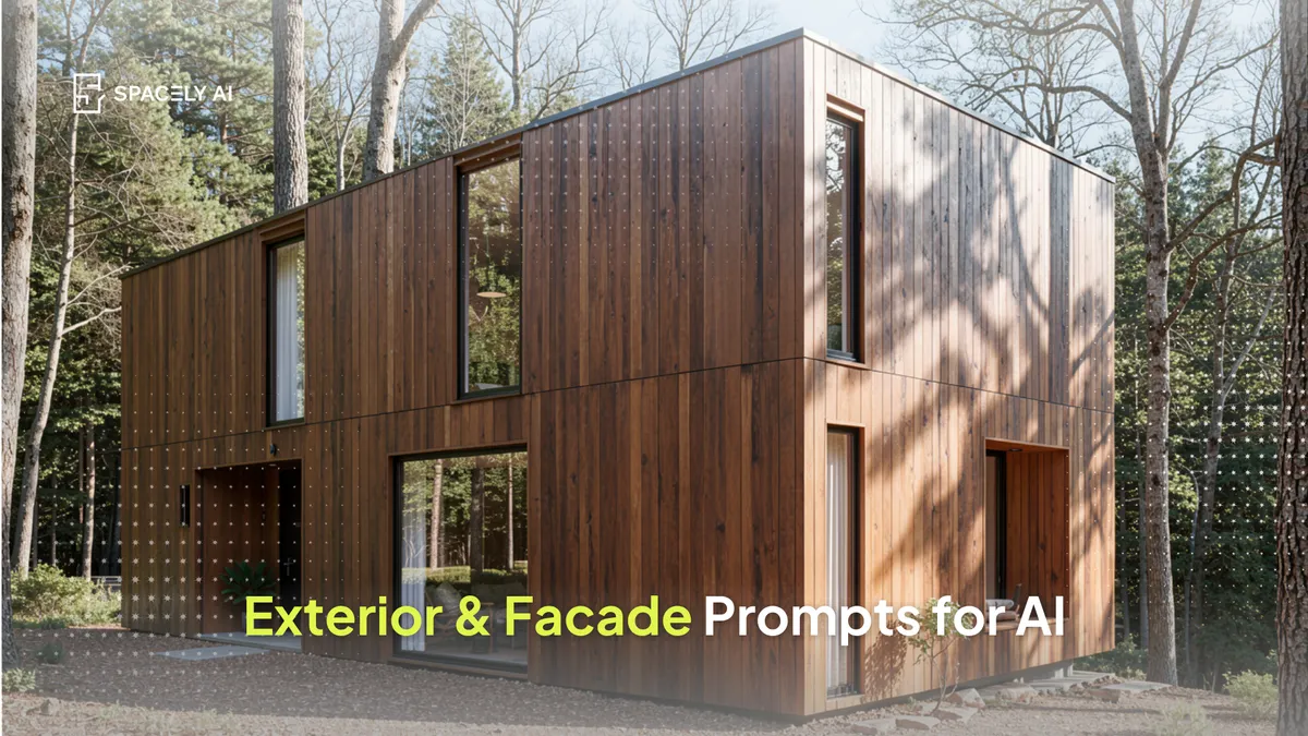 AI Prompts for Exterior & Facade Design