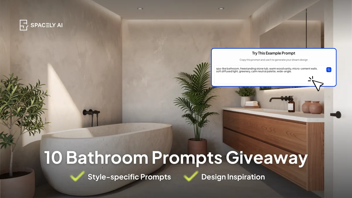 10 Bathroom Design AI Prompts You Can Copy-Paste