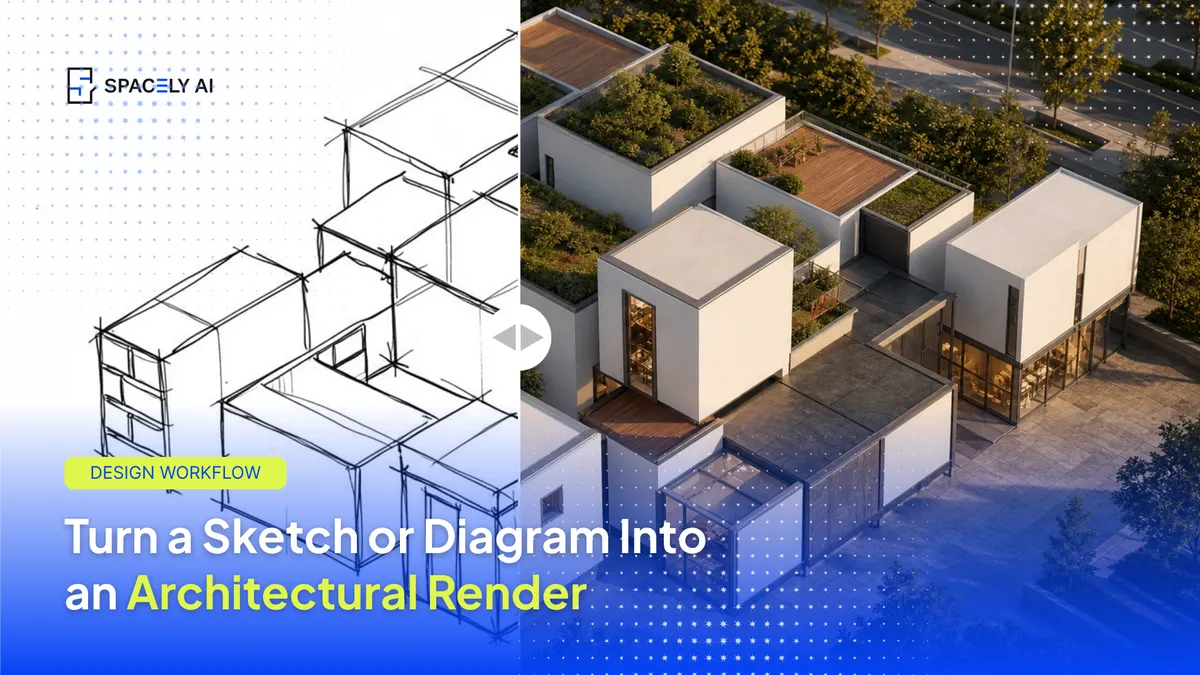 Turn a Sketch Into an Architectural Render with AI