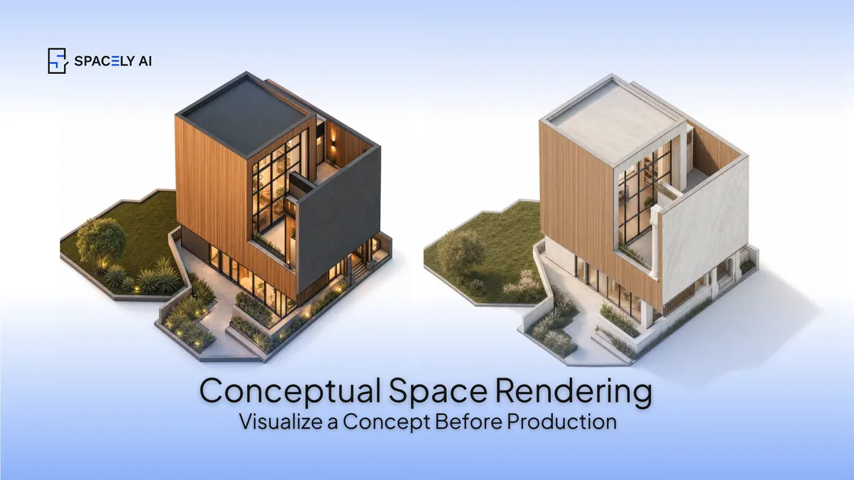 Conceptual Space Rendering: Visualize a Concept Before Production