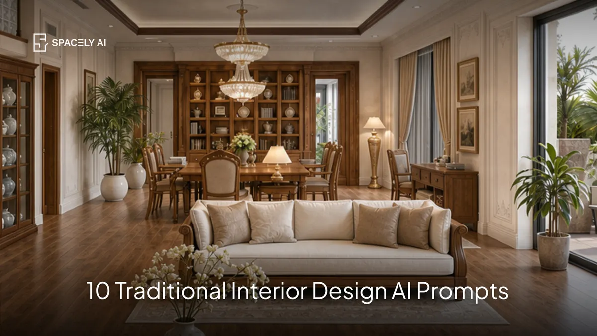 10 Traditional Interior Design AI Prompts