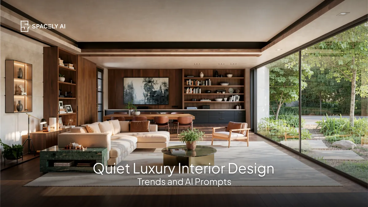 Quiet Luxury Interior Design Trends and AI Prompts