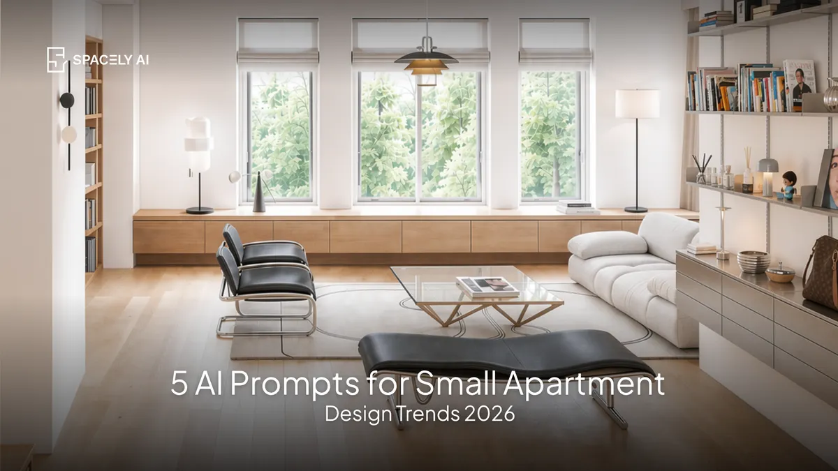 Small Apartment Design Ideas and AI Prompts