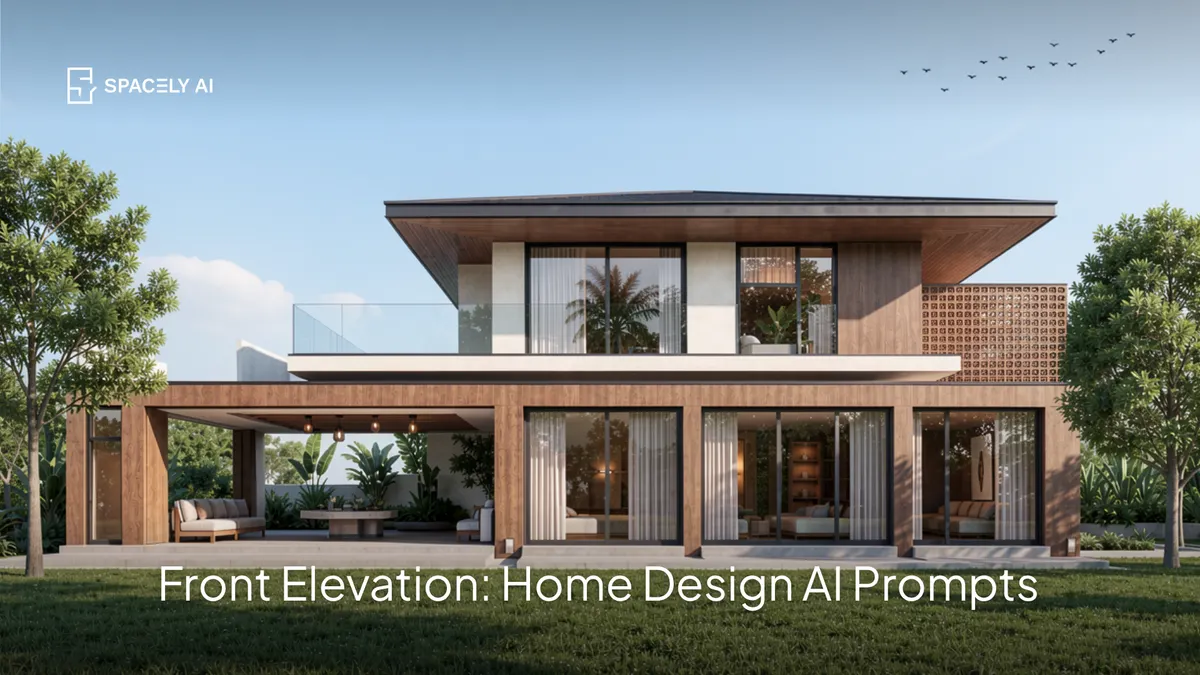 Home Front Elevation Design AI Prompts You Can Copy-Paste