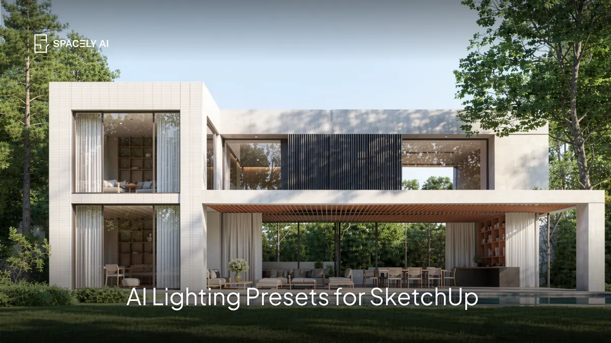 AI Lighting Presets for SketchUp Renders