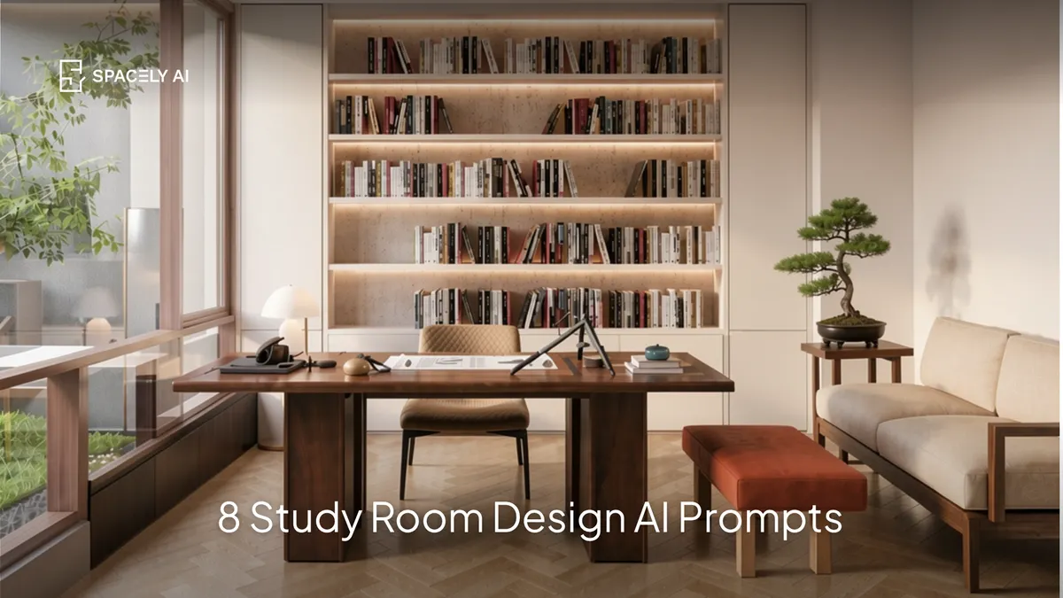 Study Room Design AI Prompts You Can Copy-Paste