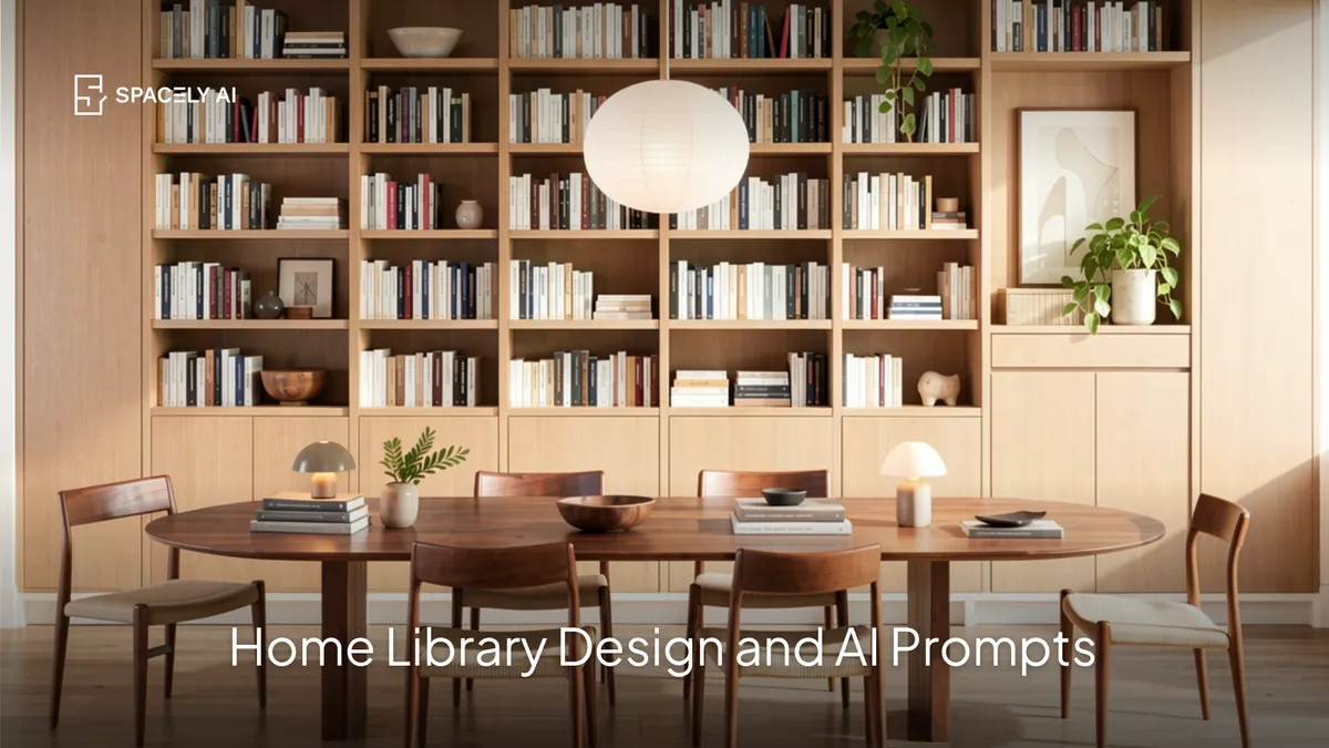 Home Library Design and AI Prompts