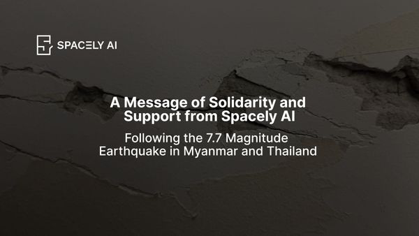 A Moment of Perspective from Spacely AI on the powerful 7.7 magnitude earthquake in Myanmar and Thailand