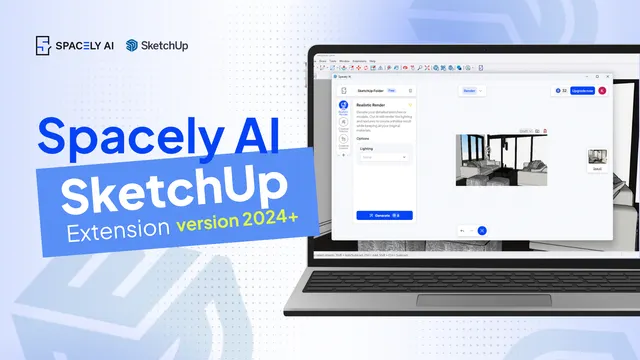 Spacely AI for SketchUp: The Complete Rendering Workspace, Inside Your App