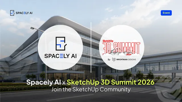 Spacely AI x SketchUp 3D Summit 2026: Join the SketchUp Community in Denver