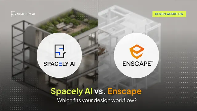 Spacely AI vs. Enscape: Which Fits Your Stage?