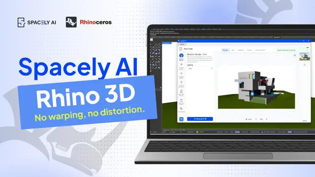 AI Rendering for Rhino Without Warping Your Model
