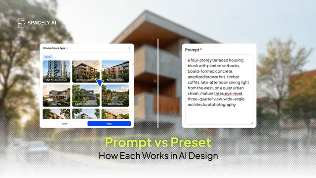 Prompt vs Preset: How Each Works in AI Design