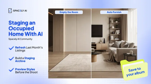Staging an Occupied Home With AI