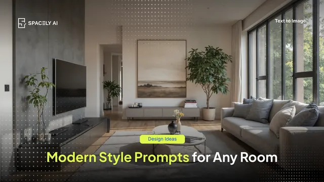 How to Prompt a Modern-Style Room With AI (Any Room)
