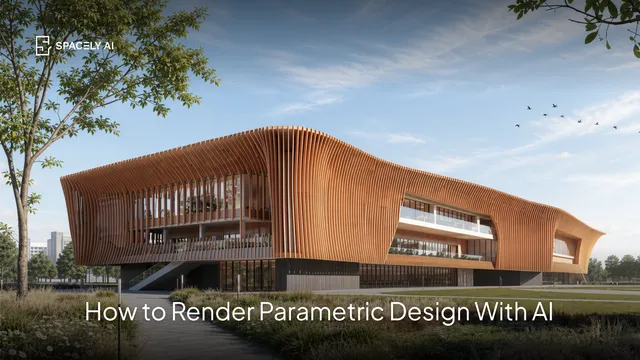 How to Render Parametric Design With AI