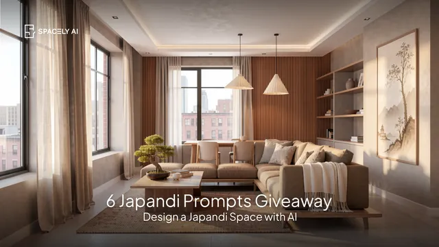 Japandi Prompts: Design a Japandi Space With AI