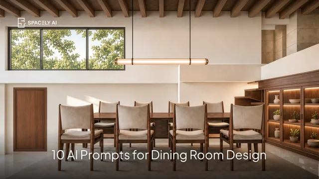 10 Dining Room AI Design Prompts You Can Copy-Paste