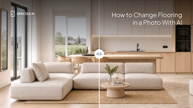 How to Change Flooring in a Photo With AI