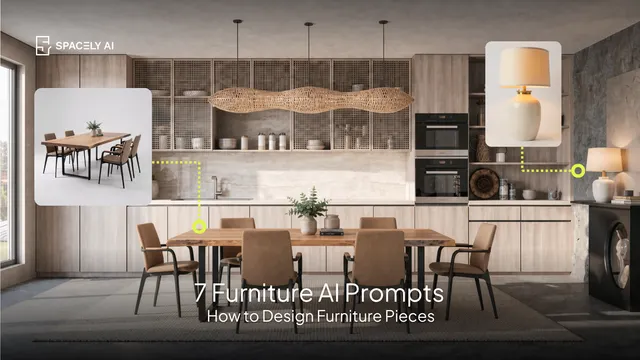 7 Furniture Prompts: How to Design Furniture Pieces With AI