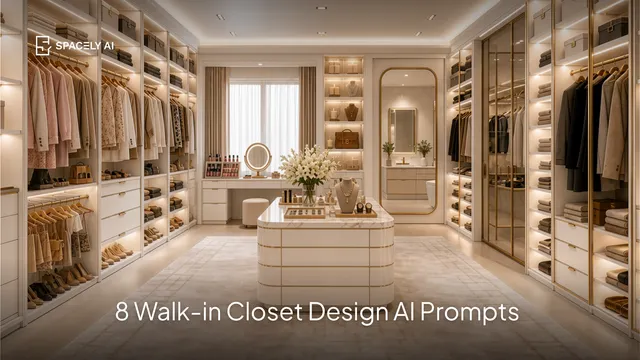 8 Walk-in Closet Design AI Prompts You Can Copy-Paste