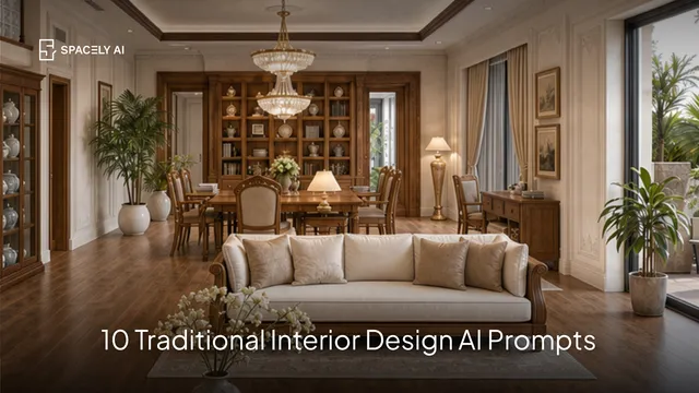 10 Traditional Interior Design AI Prompts