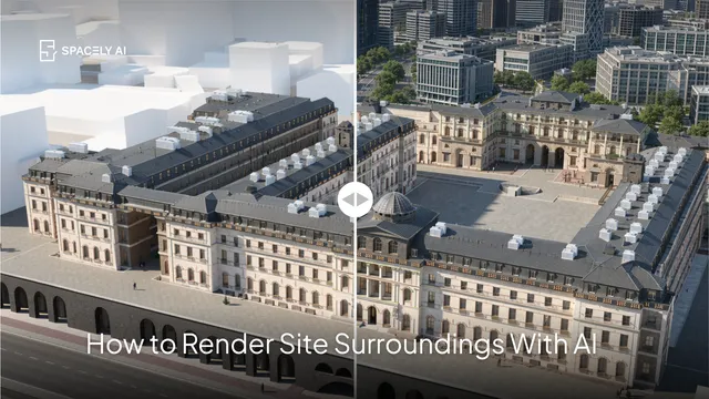 How to Render Site Surroundings With AI
