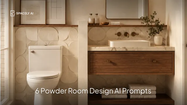 Powder Room Design AI Prompts You Can Copy-Paste
