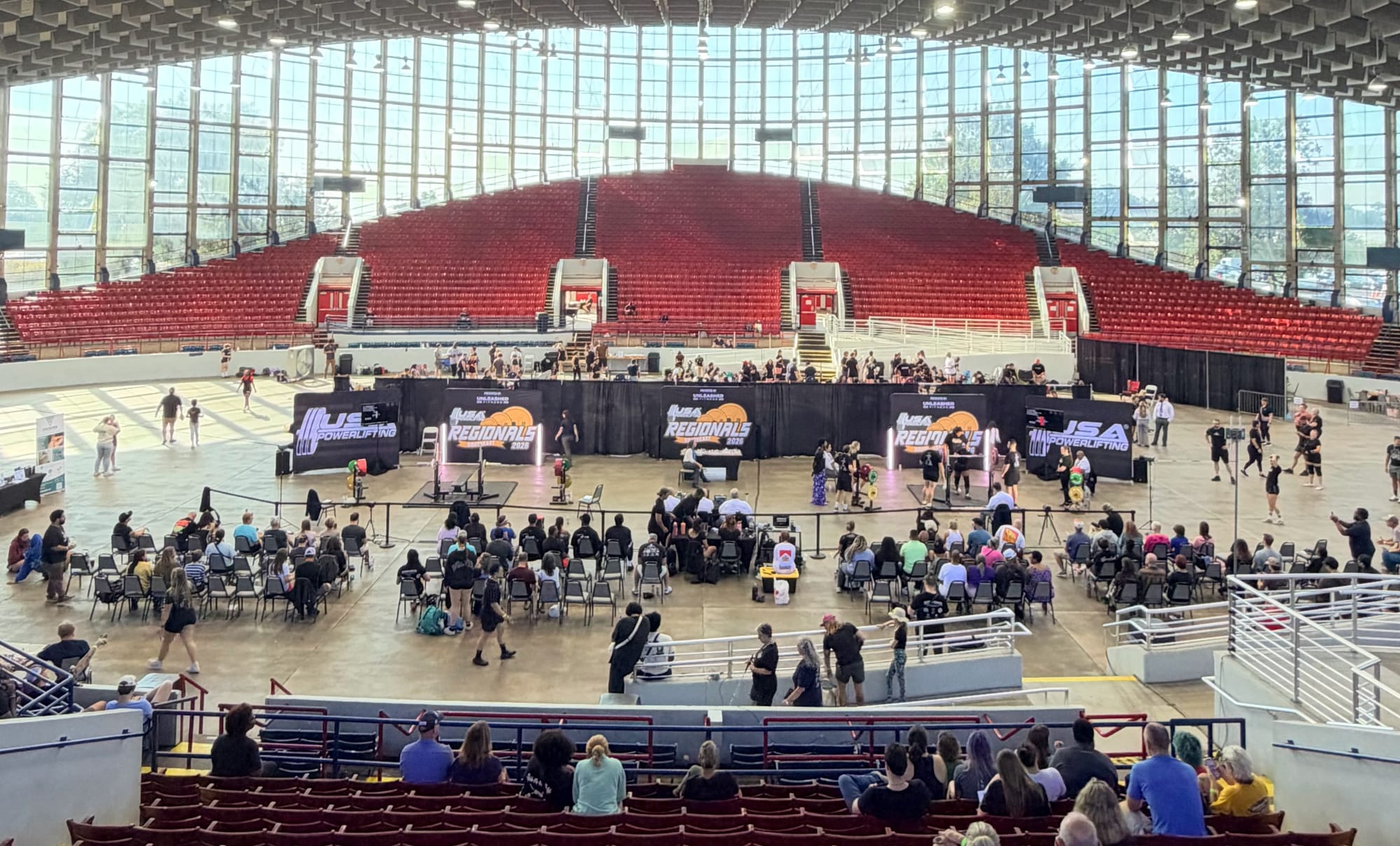 USAPL Southeast Regionals Powerlifting Meet at Dorton Arena, Raleigh, NC