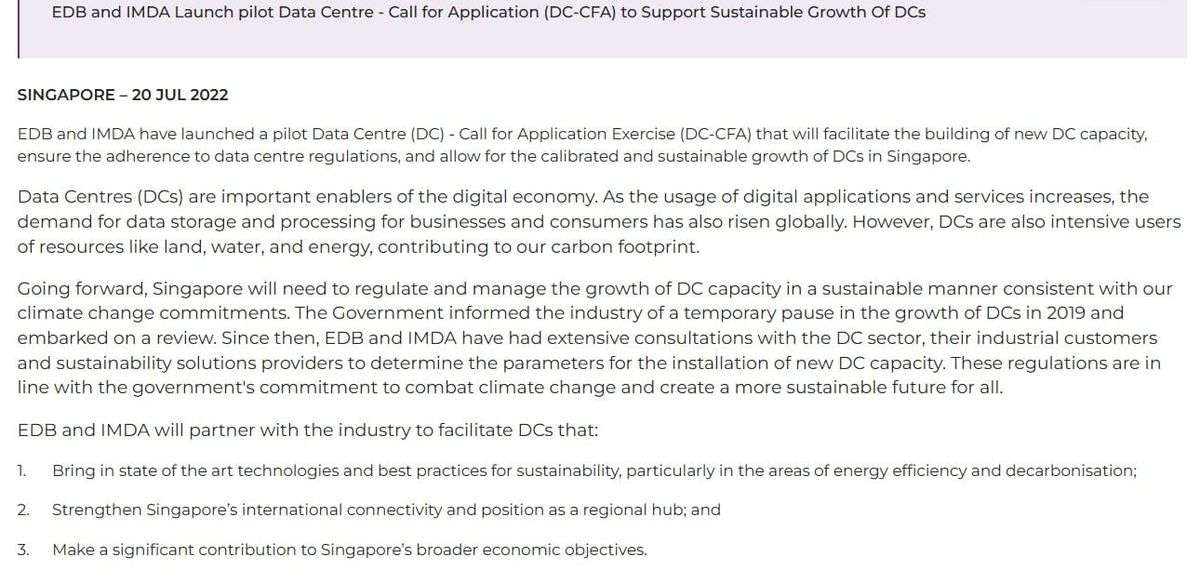 Singapore's DC-CFA Is Not a Tender. It Is a Geopolitical Filter.