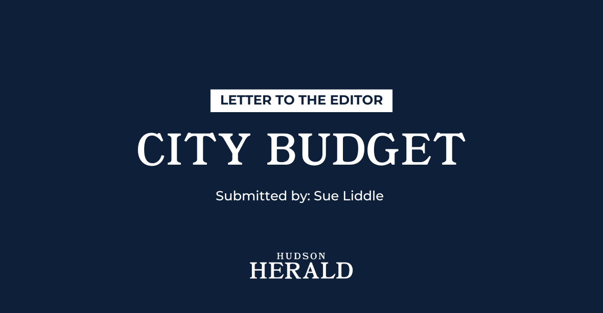 Letter to the Editor: City Budget