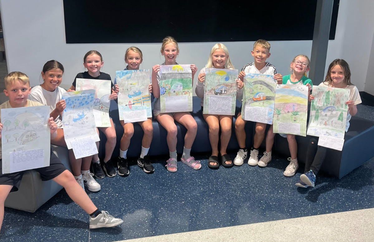 Art Lesson Sparks Creativity Among Fourth Graders