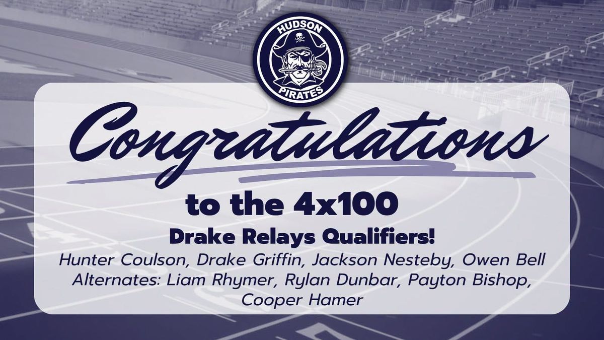 Hudson boys track builds momentum with strong week of competition