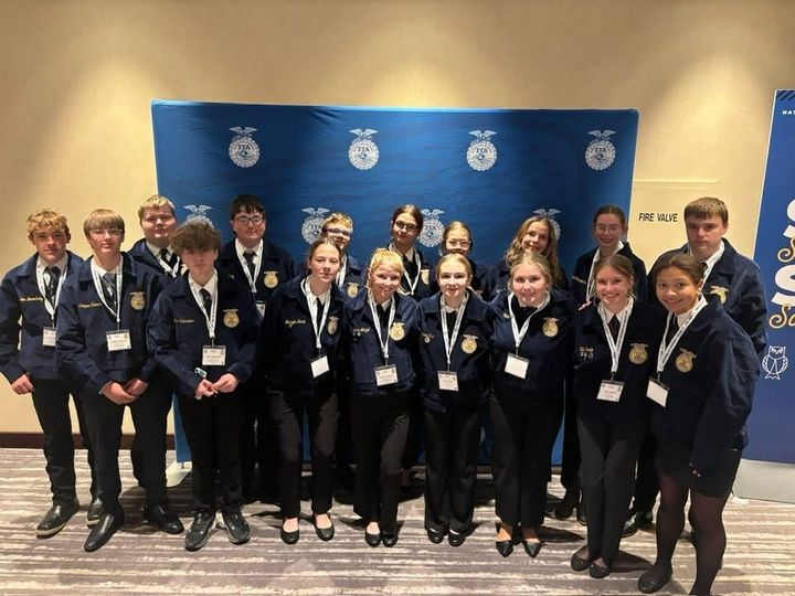 Hudson FFA Students Attend the 98th National Convention