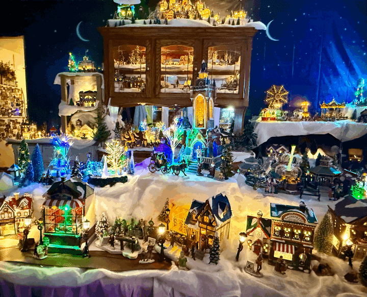 A Village of Light, Memory and Christmas Magic