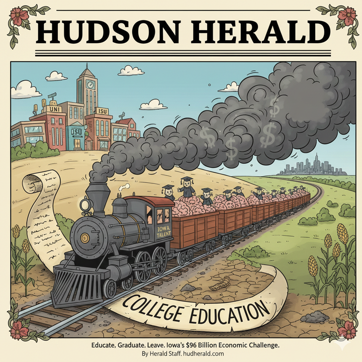 Educate, Graduate, Leave: New Study Quantifies $96 Billion "Brain Drain" Impact on Iowa Economy