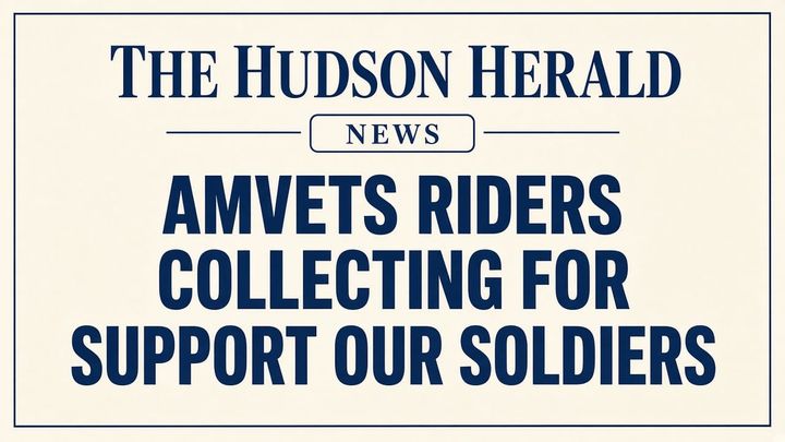 Hudson AMVETS Riders Collecting Donations for Support Our Soldiers Boxes