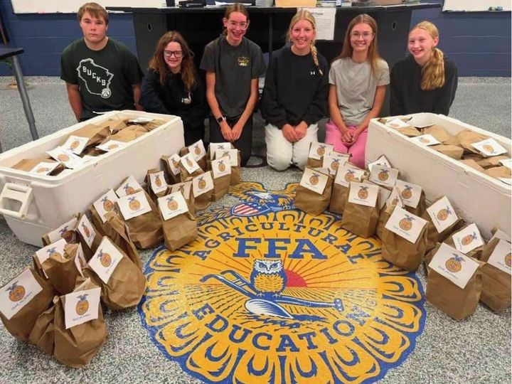 Hudson FFA Says “Thank You” to Local Farmers on National Farmers Day
