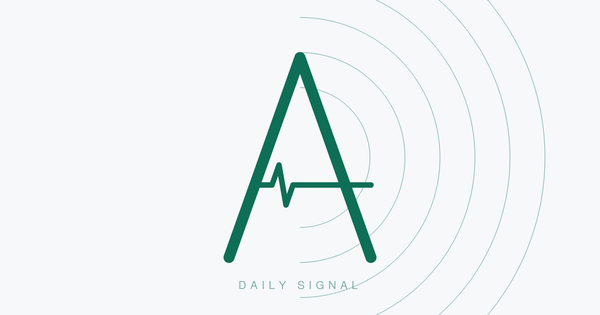 Daily signal logo image: An "A" for Algorithm Times, with "Daily Signal" in smaller print below it.