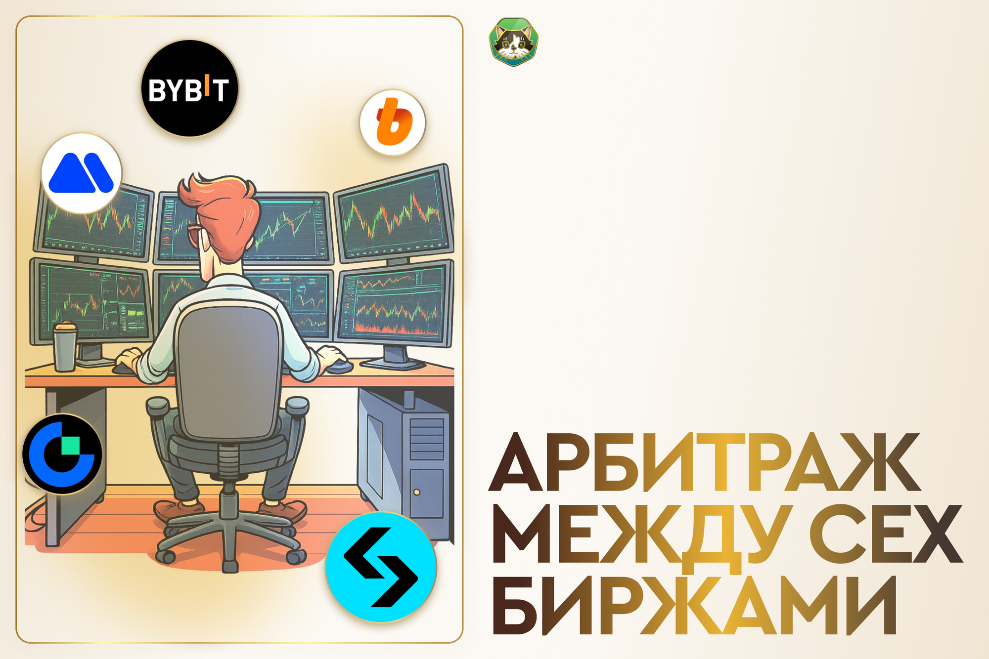 Арбитраж между CEX биржами