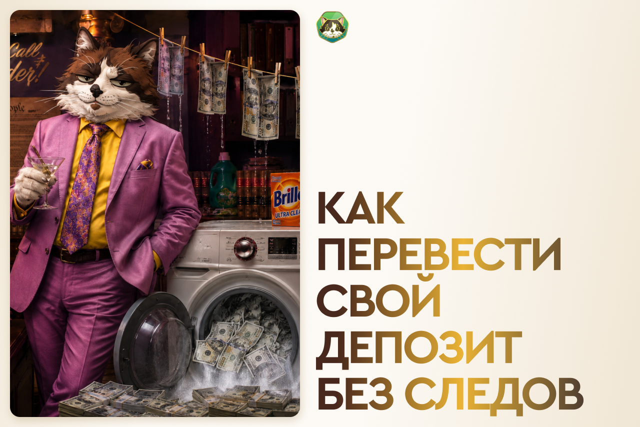 Как без следов перевести деньги на другой кошелёк