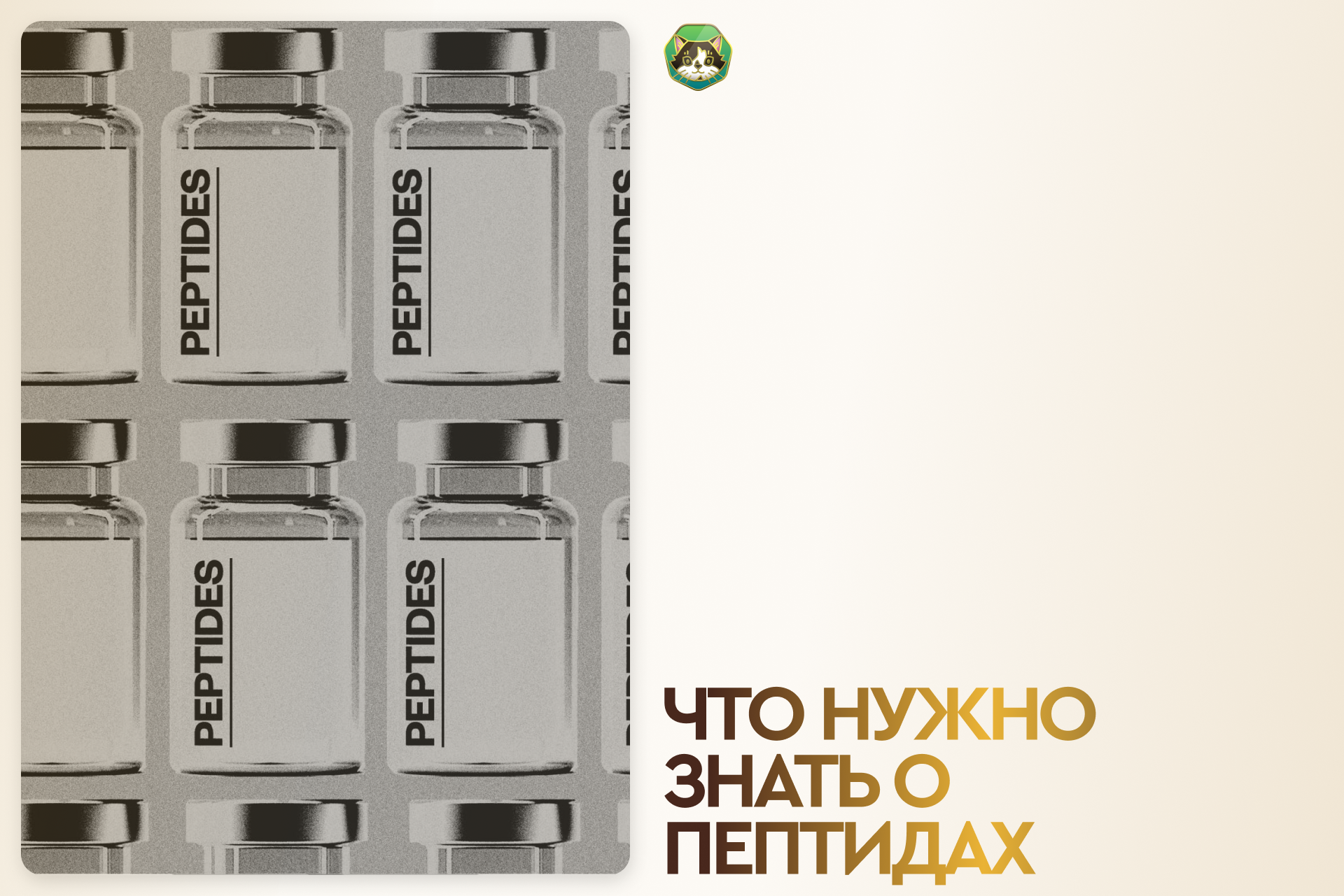 Пептиды – новый хайп на рынке