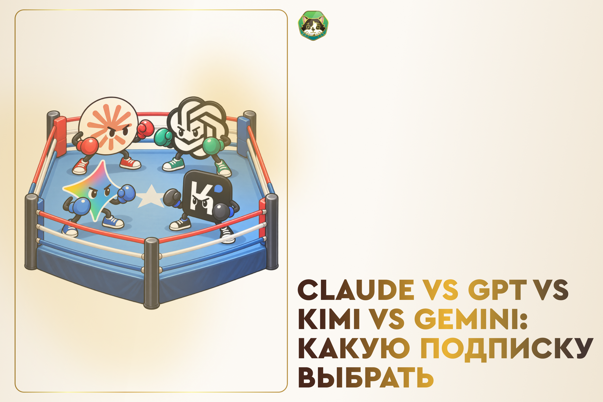 Claude vs GPT vs Kimi vs Gemini: какую подписку выбрать
