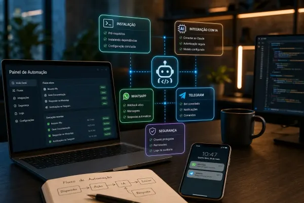 OpenClaw IA: instalação, integrações e automação para devs