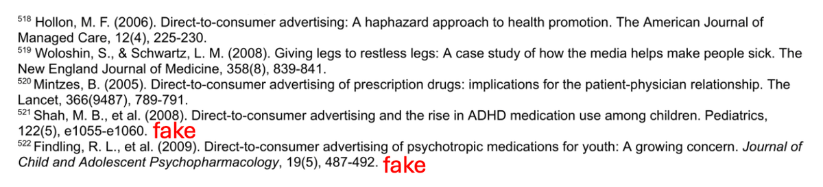 MAHA report on children's health includes fake citations, possibly AI-generated