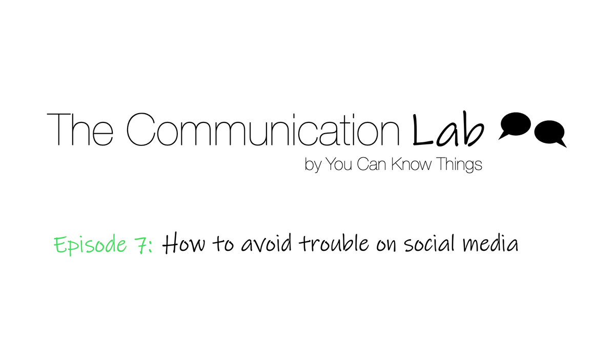 How to avoid trouble on social media