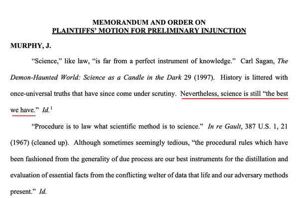 Read the judge's comments from the RFK Jr. vaccine lawsuit