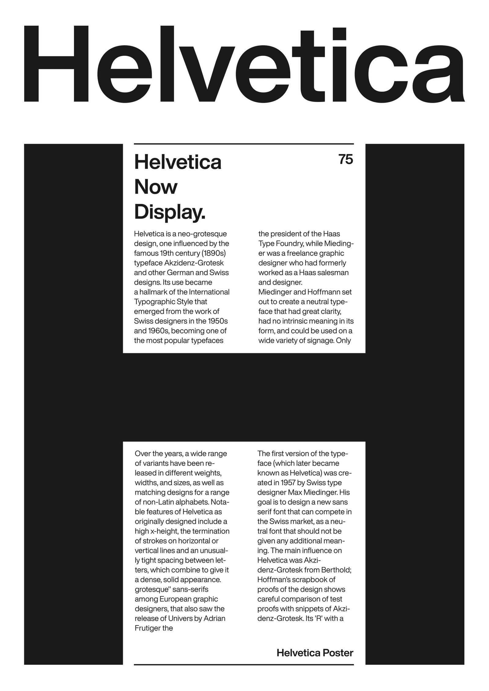 Helvetica H