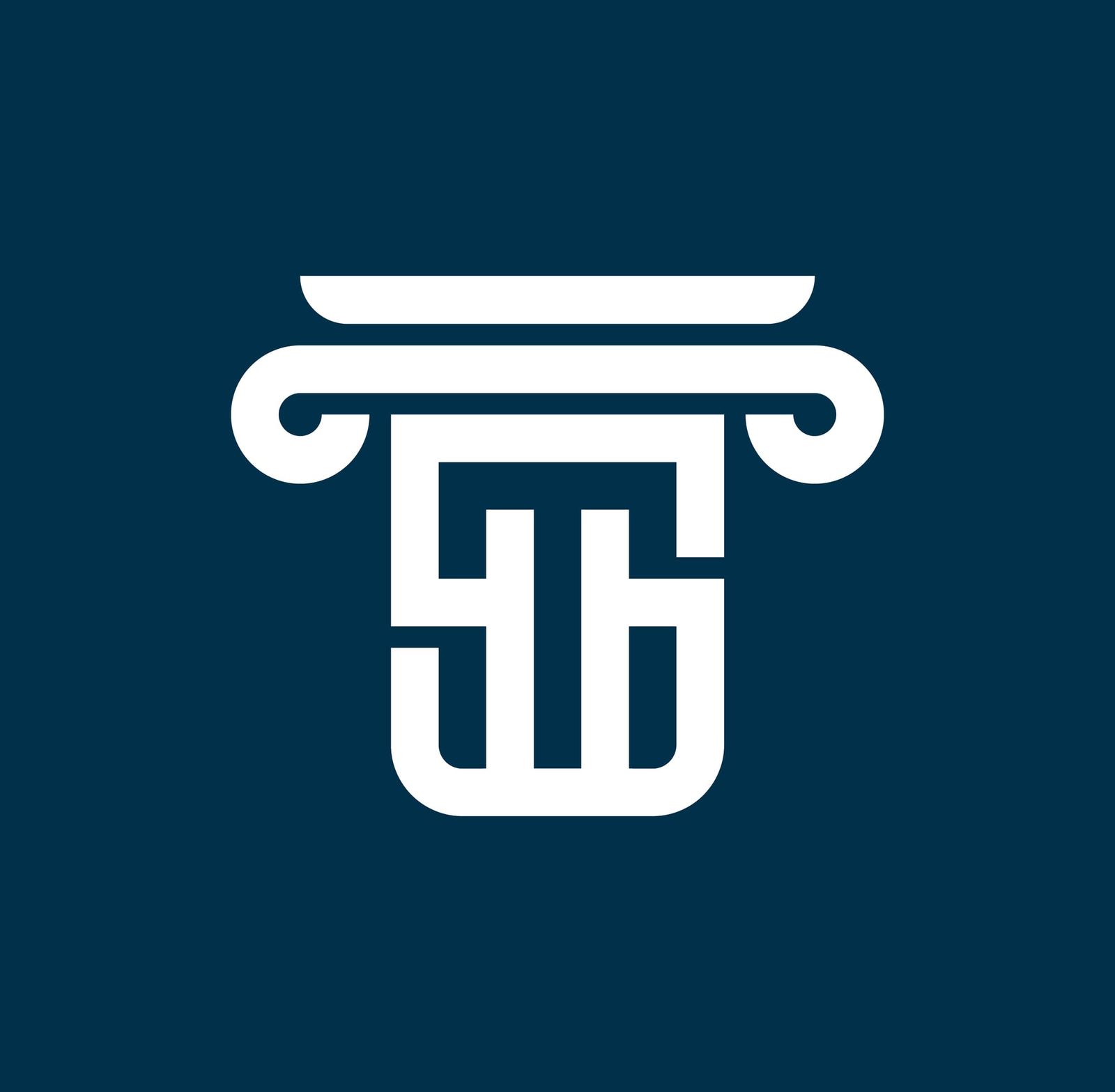 Sterling Tribunal Law Firm Branding Identity, Minimal Classic Column Logo Design, Professional Legal Monogram Symbol, Elegant Justice Inspired Visual System