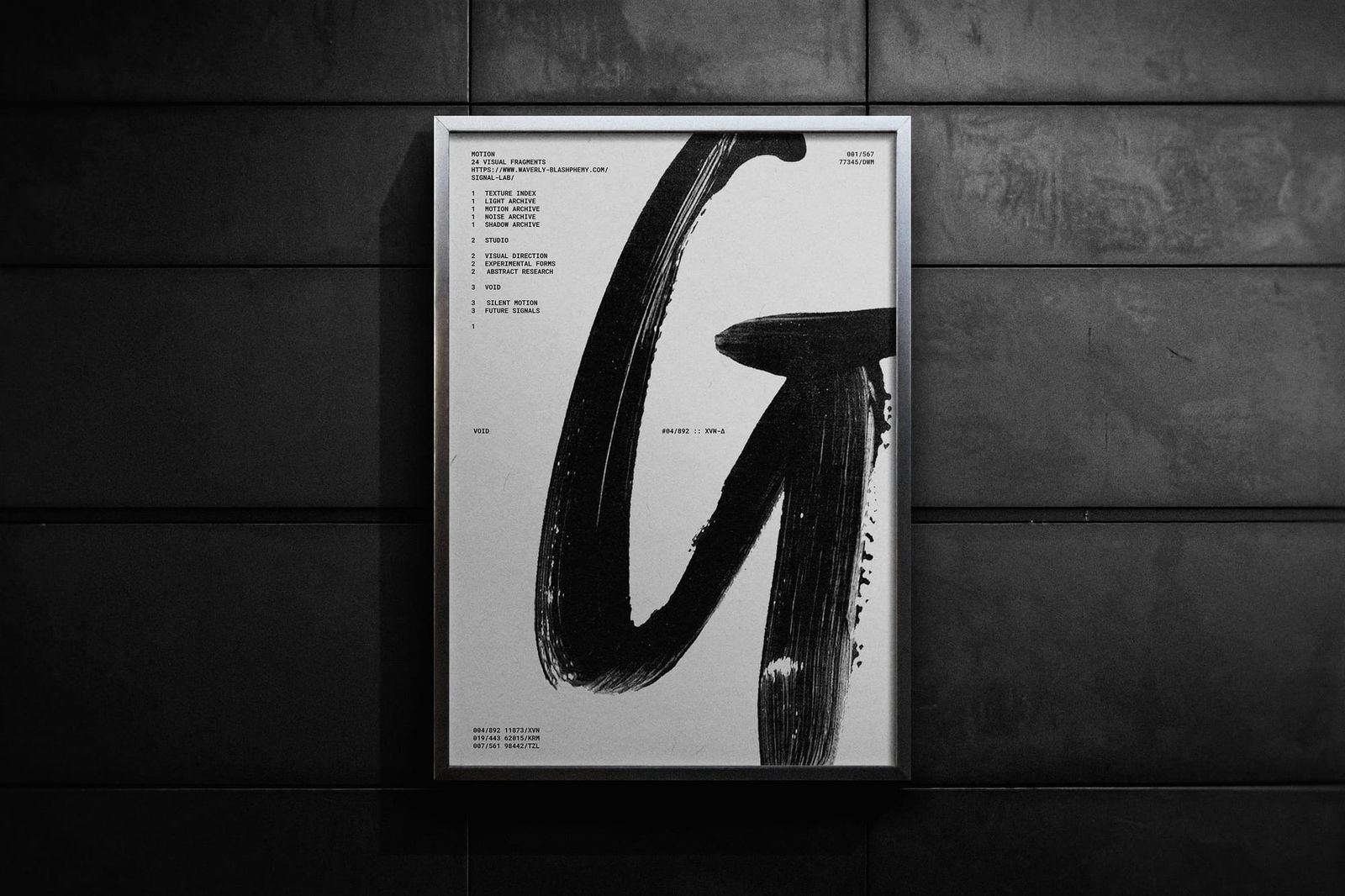 A0 Billboard Poster Mockup
